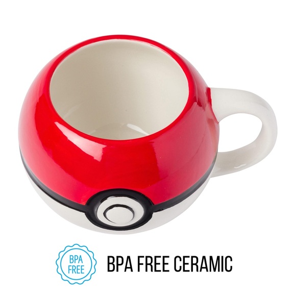 Pokémon Pokeball Ceramic Coffee Mug - Picture 6 of 14